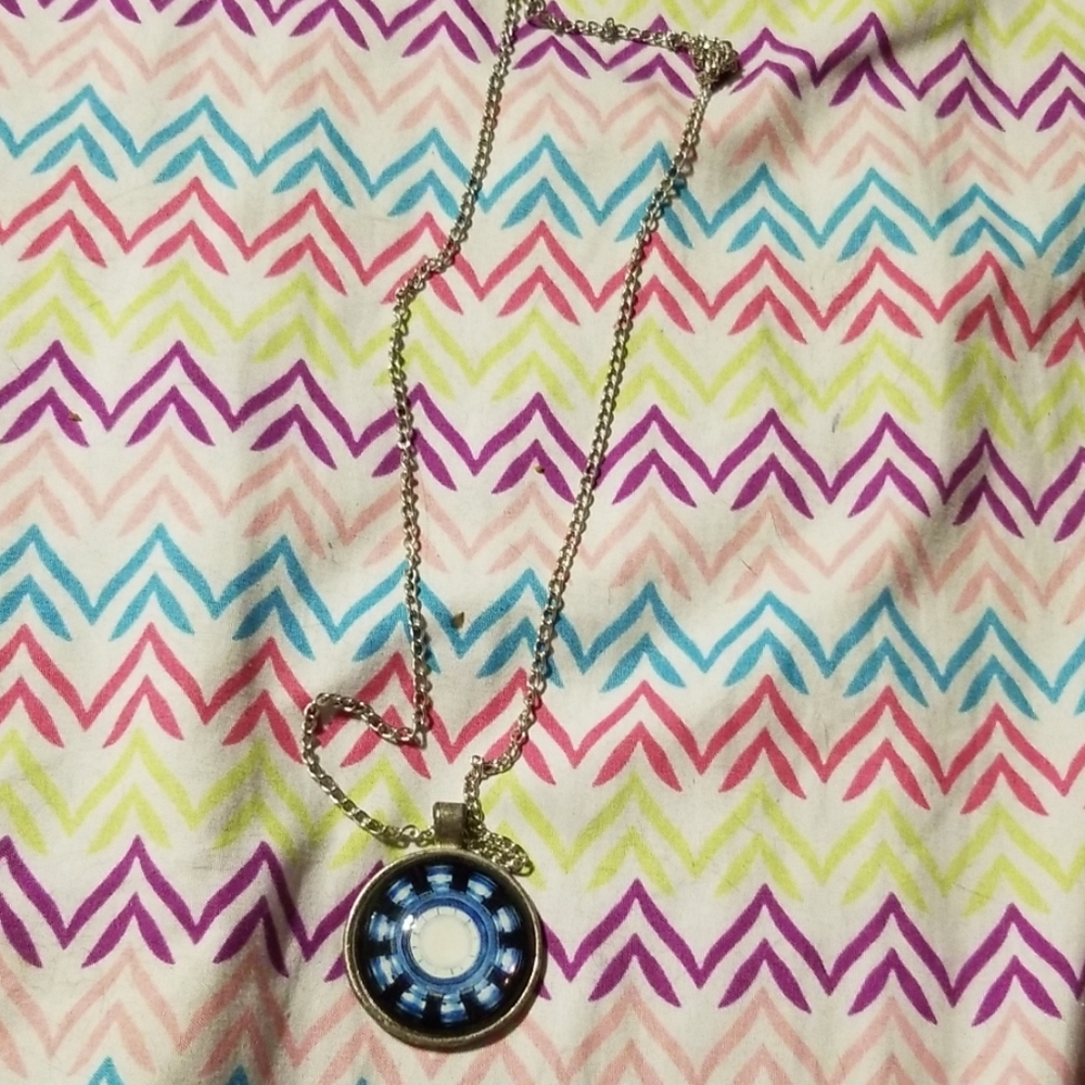 Fandom of the month club. Iron man necklace